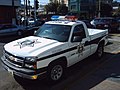 Chevrolet Cheyenne in use as a police car in Tijuana, Mexico