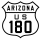 U.S. Route 180 marker