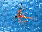 Red spinner, Trico Mayfly, aka Spinner, imitation