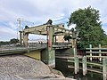 Small lift bridge in Nowa Sól, Poland