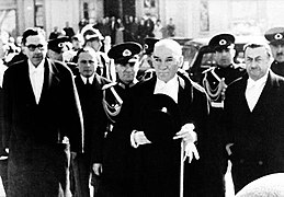 President Atatürk entering the TBMM