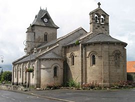 The church of Our Lady, in Champagnac