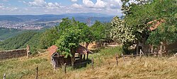 Kutlloc and Mitrovica in the background