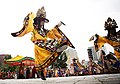 2012年，达希柴隆寺的僧人正在跳查玛舞