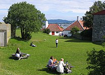 Munkholmen is a popular destination