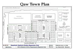 Town plan for Qaw (Bandar Siyada)