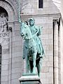 Jeanne d'Arc in front of the Basilique du Sacré-Cœur