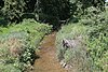 Spruce Run at Pennsylvania Route 254, looking upstream