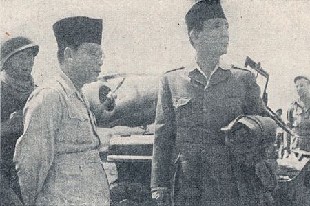 Sukarno and Mohammad Hatta before exile (1948)