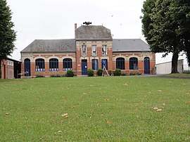 The town hall and school of Terny-Sorny