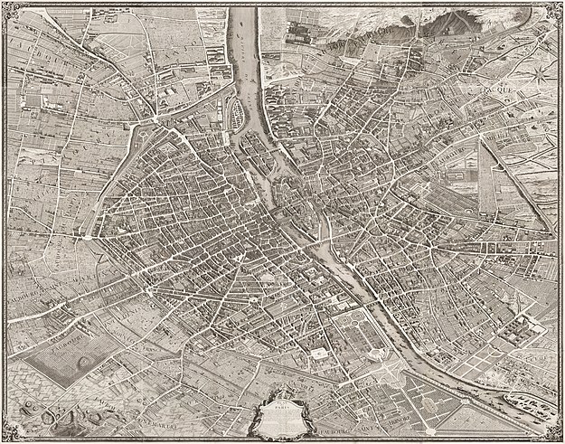 Turgot map of Paris