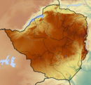 Location map is located in Zimbabwe