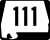 State Route 111 Truck marker