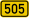 Bundesstraße 505 number.svg