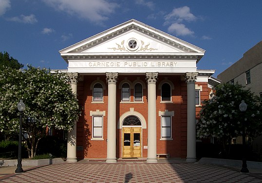 Carnegie library in Bryan, Texas