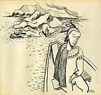 Illustration by Colin McCahon for the New Zealand School Journal, c. 1940s