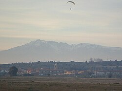 Gamonal and Sierra de Gredos panoramic view