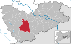 格拉斯许特在萨克森施韦茨-东厄尔士山县的位置
