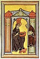 Hildegard of Bingen, considered by scholars to be the founder of scientific natural history in Germany.[34]