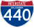 Interstate 440 marker