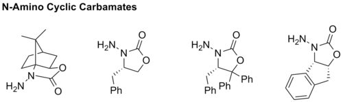 N-Amino cyclic carbamates