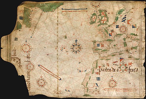 Portuguese nautical chart