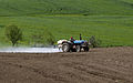 Image 3Pesticide application for chemical control of nematodes in a sunflower planted field. Karaisalı, Adana - Turkey. (from Agricultural safety and health)