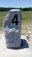 Side of 4th Flight Marker