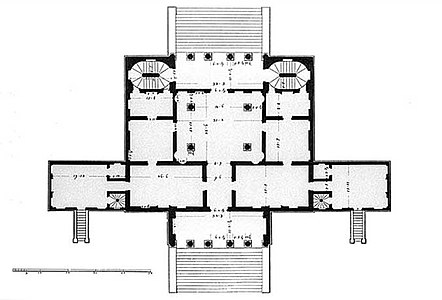 Plan of the Villa Cornaro