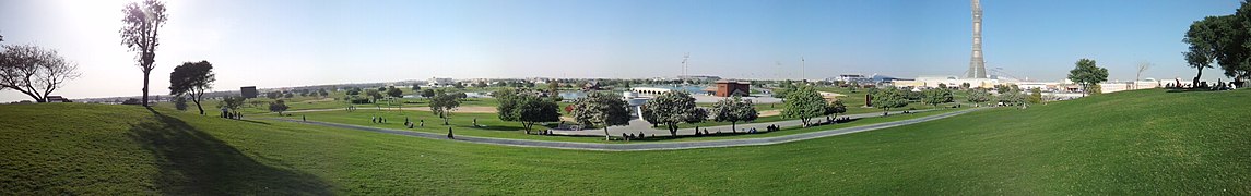 Aspire Park Panorama View.