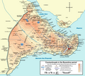 My first entirely made-from-scratch map: Constantinople in the Byzantine period.