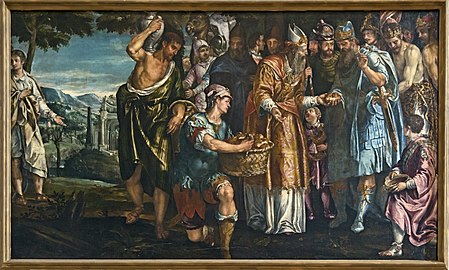 "Sacrifice of Melchizedek" by Parrasio Micheli