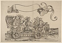 Cart with Horn Musicians