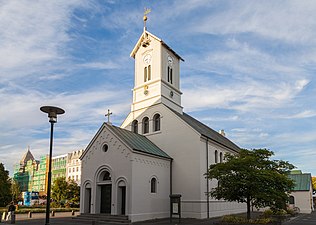 Lutheran cathedral of Reykjavík.