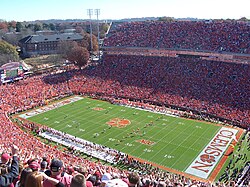 Clemson Memorial Stadium in 2006.