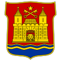 Lesser coat of arms of Riga from 1988 until 1990, first version