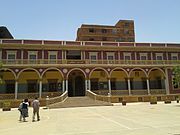 Comboni College with arcades in Italian style, founded in 1930