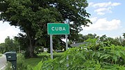 Cuba community sign