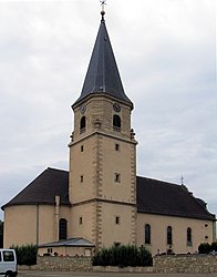 The church in Hirsingue