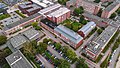 The Otto-Hahn-Platz and the Max-Eyth-Straße with the various chemical institutes and the Anatomical Institute