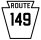 Pennsylvania Route 149 marker