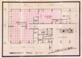 Plan of restaurant, Edgewater Towers