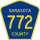 County Road 772 marker