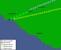 Map of the Battle of Blood Valley