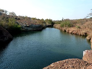 A rock pool in a tributary in the Bankenveld, which is likewise known as Elands River