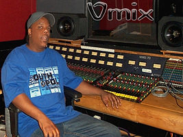 at DJ U-Neek's Green Giant Studios 2008