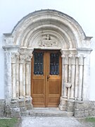 Main arch portal, Visitation Church, Špitalič