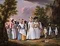 Agostino Brunias Free Women of Color with their Children and Servants in a Landscape