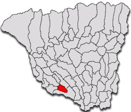 Location in Gorj County