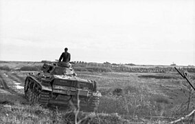 Panzer III with an armored N.K.A.V.